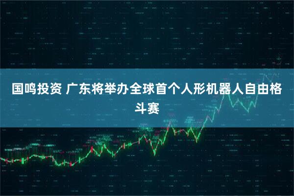 国鸣投资 广东将举办全球首个人形机器人自由格斗赛