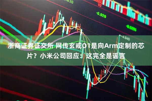 浙商证券证交所 网传玄戒O1是向Arm定制的芯片?小米公司回应:这完全是谣言